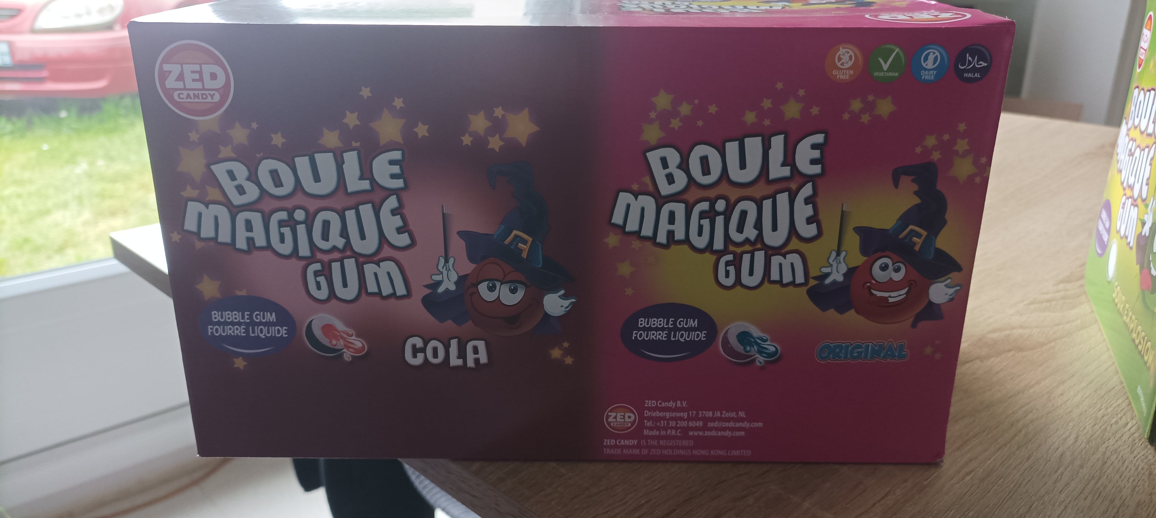 Boule Magique Gum - Lot de 4 étuis de 2 Bubble Gum Fourrés ✅ Halal | ZED Candy - Bonbons | Sweet's Family