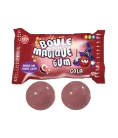 Boule Magique Gum - Lot de 4 étuis de 2 Bubble Gum Fourrés ✅ Halal | ZED Candy - Bonbons | Sweet's Family