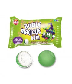 Boule Magique Gum - Lot de 4 étuis de 2 Bubble Gum Fourrés ✅ Halal | ZED Candy - Bonbons | Sweet's Family